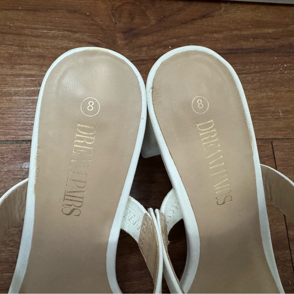 DREAM PAIRS Women's Two Strap Sandals Mules - Picture 3 of 5